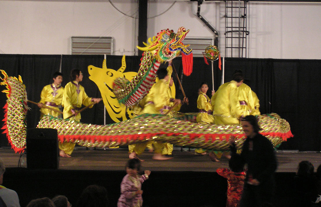 Dragon dance from TACAS' 2009 Chinese New Year Festival.